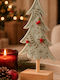 Christmas Decorative Wooden Tree 25 cm Green