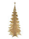 Christmas Decorative Metal Tree 129 cm Gold