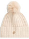 Unisex Strickmütze in Beige