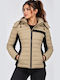 Damen-Winterjacke Beige