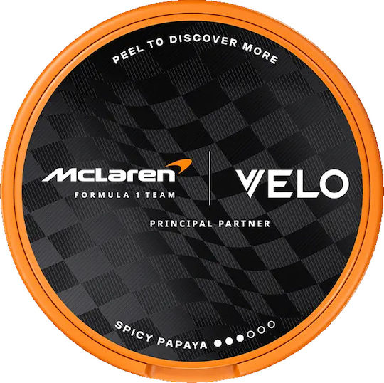 Velo Limitierte Edition Nikotinbeutel McLaren Spicy Papaya 6 mg