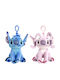 Комплект 2 плюшени ключодържателя Disney Stitch Angel 10 см