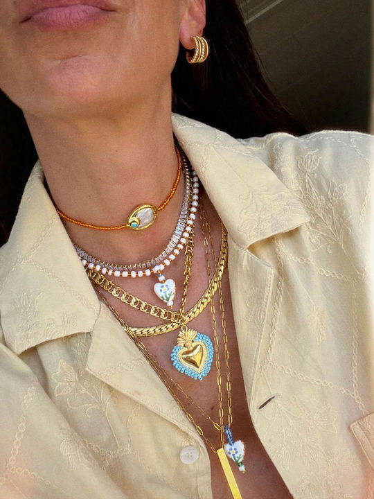 Kaleido Orange Necklace