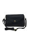 Leather Women's Shoulder / Crossbody Bag Black