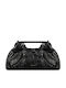 Women's Suede Clutch Black