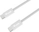 Equip USB 2.0 Кабел USB-C мъжки – USB-C 60 W Бял 2 m 128843