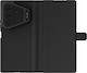 Nillkin Qin Book Prop Magnetische Hülle aus Silikon und Leder für Samsung Galaxy Z Fold 8 Ultra, Schwarz, 57983132633