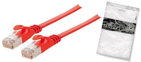 Shiverpeaks U/FTP (STP) Cat.7 (10Gbps) Καλώδιο Δικτύου Ethernet 10m Κόκκινο