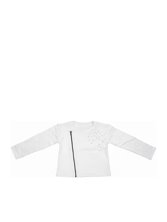 Kids Cotton Cardigan Cream