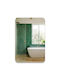 Tulup Wall Mirror with Frame 60x40cm