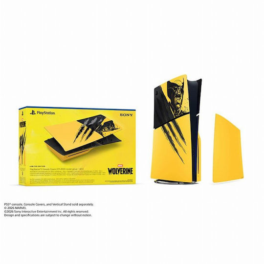Sony Playstation Skin για Κονσόλα PS5 Slim Marvels Wolverine Battle Yellow Limited Edition