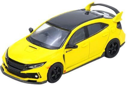 Μοντέλο Αυτοκινήτου Honda Civic Type-r Fk8 Κίτρινο 1:64 Inno64