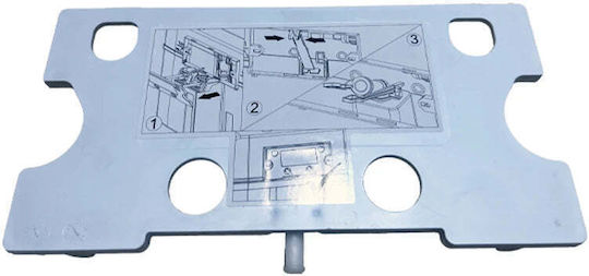 White Concealed Cistern Cover Japar 58-051029/120