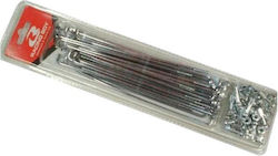 Спици 9 G 190 mm Комплект Подсилени Никелови Нипели 3,6 mm RCB Racing Boy
