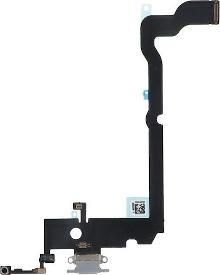 Ladebuchsen-Flexkabel für iPhone XS Max Grau ohne Logo OEM