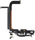 Лентов кабел за порт за зареждане iPhone 13 Pro Max 6,7" Черен HQ