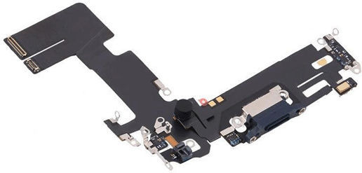 Гъвкав лентов кабел за порт за зареждане на iPhone 13 6,1″, черен, без лого, HQ
