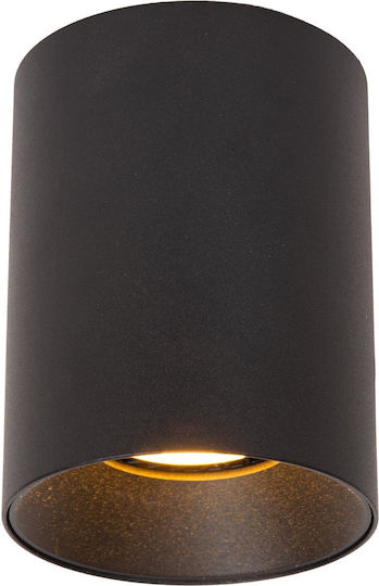 Φωτιστικό Οροφής Lucide 09945-01-30 Gerti Μαύρο Ματ Black Mat Χρυσό Gold Coloured