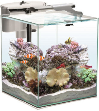 Aquael Fish Aquarium Set Capacity 49 L with Lighting, Filter 35x35x40 cm White