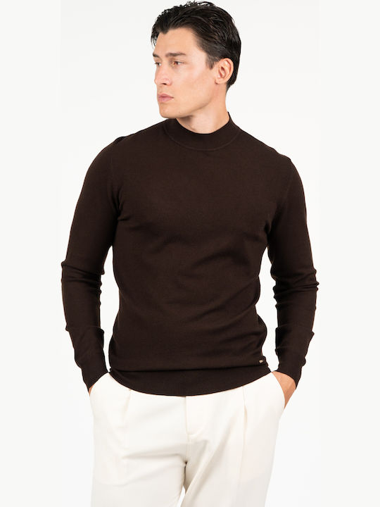 Gianni Lupo Brown Blouse