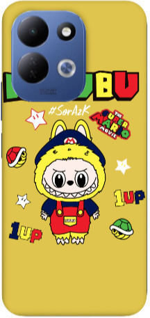 Xiaomi Redmi 17 Labubu Mario Gelbe Silikon-TPU-Hülle