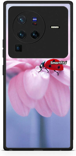 Smartfits Ladybug Flower Husă pentru Vivo X80 Pro 5G