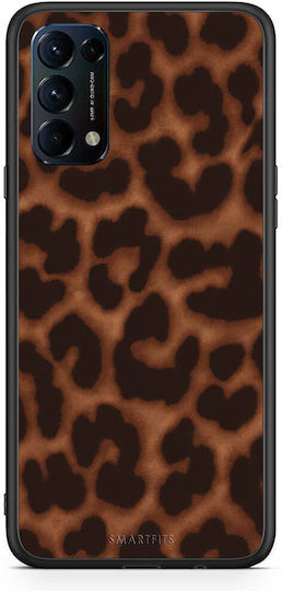 Smartfits Leopard Print Dark Brown Oppo Find X3 Lite Reno 5 5g Reno 5 4g Θήκη
