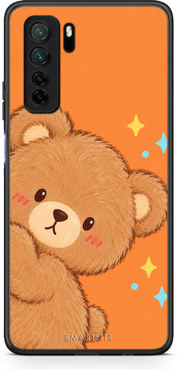 Smartfits Peekaboo Teddy On Оранжев Калъф за Huawei P40 Lite 5G