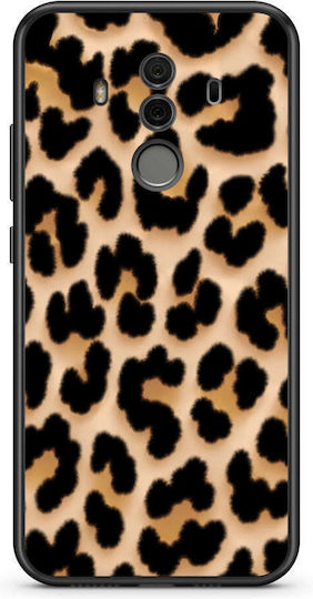 Smartfits Husă Mare Maro cu Imprimeu Leopard Huawei Mate 10 Pro