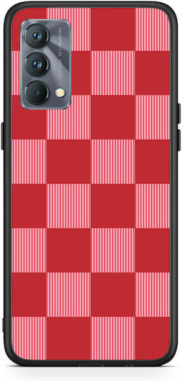 Smartfits Red Pink Striped Checks Realme Gt Master Θήκη