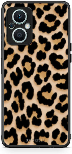 Smartfits Leopard Print Tan Small Oppo Reno7 Lite Θήκη
