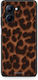 Smartfits Leopard Print Dark Brown Realme C33 Θήκη