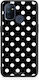 Smartfits White Polka Dots On Black Oneplus Nord N100 Θήκη