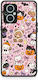 Smartfits Halloween Cute Animals On Pink Oppo Reno7 Lite Θήκη