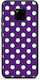 Smartfits Mint Polka Dots On Purple Huawei Mate 20 Pro Θήκη