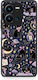 Smartfits Celestial Black Cats On Navy Husă pentru Vivo Y35 5G
