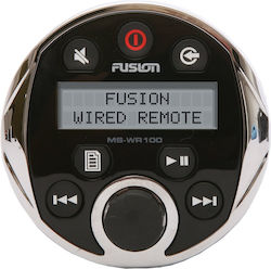 Fusion Ms-wr100c Chrom Wasserdichte Kabelgebundene Boot-Fernbedienung Nur Steuergerät Fusion Ms-wr100c Chrom Wasserdichte Kabelgebundene Boot-Fernbedienung Nur Steuergerät