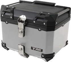 XVX Мотоциклетен Куфар 45 л Сребрист XVX Мотоциклетен Куфар 45 л Сребрист