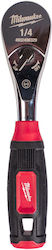 Ratsche 1/4" Softgrip-Griff Mw