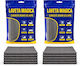 Set 10 Depox Magic Microfiber Cloths 38 × 29 Cm Gray