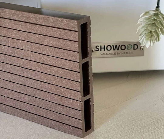 Showood Σανίδα για Δάπεδο Κήπου από WPC 360x12εκ.