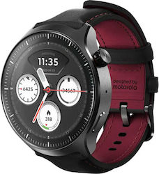 Motorola Moto Watch Ultra Stainless Steel 46mm Waterproof with eSIM and Heart Rate Monitor (Gunmetal)
