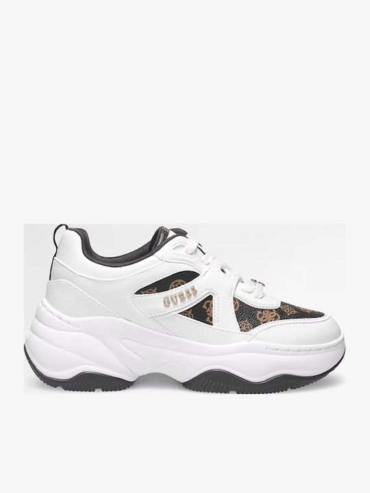 Guess Damen Sneakers Braun