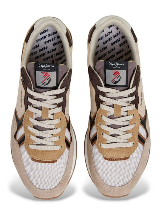 Pepe Jeans Joe Basic Herren Sneakers Braun