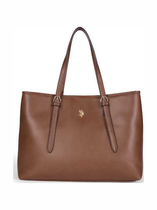 U.S. Polo Assn. Women's Shopper Bag Brown
