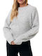 Graue Damenbluse