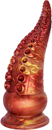 Passion Labs Dildo με Βεντούζα Πορτοκαλί