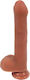 Passion Labs Realistic Dildo With Suction Cup Brown