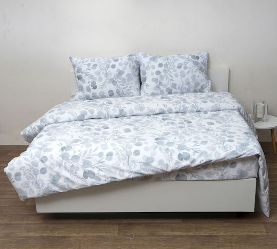 Viopros Double Quilt Set 220x240 cm Grey