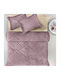 Guy Laroche Sherpa Comforter Set King Size 260x240cm Surreal Amethyst 530 GSM